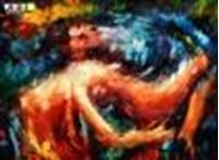 Εικόνα της Modern Art - Der Sturm i89099 80x110cm abstraktes Ölgemälde handgemalt