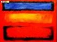 Immagine di Bauhaus - Blau auf Gelb auf Rot k89164 90x120cm modernes Ölgemälde