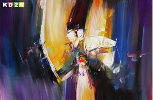 Immagine di Abstract - Fallen Angel d90065 60x90cm handgemaltes Gemälde