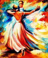 Εικόνα της Modern Art - The first dance c89363 50x60cm exquisites Ölbild
