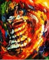 Εικόνα της Modern Art - La Flamenco c89826 50x60cm stilvolles Ölgemälde