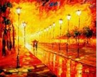 Εικόνα της Modern Art - Berlin Frankfurter Allee c89866 50x60cm exquisites Ölbild