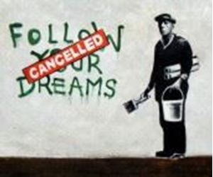 Afbeelding van Homage to Banksy - Follow your Dreams c89881 50x60cm exquisites Ölbild