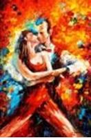 Εικόνα της Modern Art - The last dance III d89925 60x90cm exquisites Ölbild