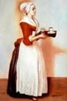 Afbeelding van Jean Etienne Liotard - Das Schokoladenmädchen d89939 60x90cm Ölgemälde in handgemalt