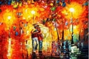 Εικόνα της Modern Art - Berlin Friedrichshain d89957 60x90cm abstraktes Ölgemälde