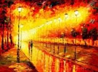 Εικόνα της Modern Art - Berlin Frankfurter Allee i90264 80x110cm exquisites Ölbild