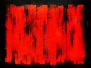 Resim Abstrakt - Black Ruby i90283 80x110cm abstraktes Ölgemälde handgemalt