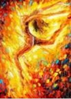 Εικόνα της Modern Art - Passion der Tänzerin i90299 80x110cm abstraktes Ölbild