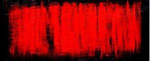 Bild von Abstrakt - Black Ruby t90380 75x180cm abstraktes Ölgemälde handgemalt