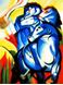 Obrazek Franz Marc - Turm der blauen Pferde a90440 30x40cm Expressionismus Ölgemälde handgemalt