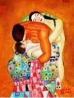 Resim Gustav Klimt - Die Familie a90959 30x40cm Jugendstil Ölbild