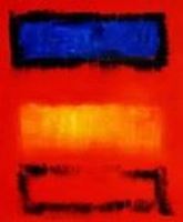 Immagine di Bauhaus - Blau auf Gelb auf Rot c90514 50x60cm modernes Ölgemälde