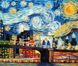 Immagine di Vincent van Gogh - Homage New Yorker Sternennacht c90532 50x60cm Ölgemälde handgemalt