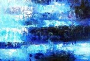 Afbeelding van Abstract - Winter Olympics d90572 60x90cm abstraktes Gemälde