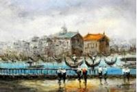 Εικόνα της Modern Art - Venedig im Morgengrauen d90627 60x90cm bemerkenswertes Ölbild