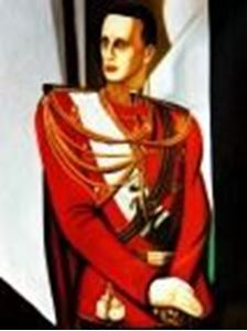 Picture of Homage of T. de Lempicka - Der Großherzog Gabriel k90805 90x120cm Art Deco Ölbild