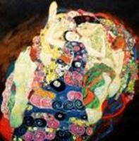 Afbeelding van Gustav Klimt - Jungfrauen m90955 120x120cm Jugendstil Ölgemälde handgemalt Museumsqualität