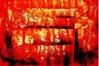 Bild von Abstract - The firewall p90923 120x180cm abstraktes Ölgemälde