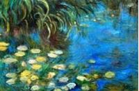 Immagine di Claude Monet - Seerosen und Schilf p90932 120x180cm Ölgemälde handgemalt