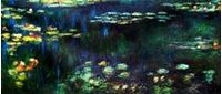 Immagine di Claude Monet - Seerosen am Abend t90848 75x180cm exquisites Ölgemälde