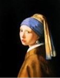 Afbeelding van Jan Vermeer - Das Mädchen mit dem Perlenohrring a91526 30x40cm ästhetisches Ölbild Museumsqualität