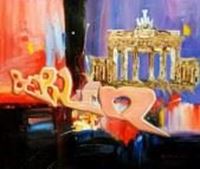 Εικόνα της Modern Art - Berlin Serie c91099 50x60cm exquisites Ölbild