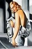 Afbeelding van Homage of T. de Lempicka - Portrait der Marjorie Ferry d91144 60x90cm Ölbild handgemalt