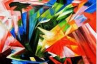 Afbeelding van Franz Marc - Vögel d91200 60x90cm Expressionismus Ölbild handgemalt