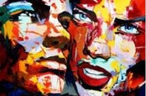 Εικόνα της Modern Art - Die Schlagfertigkeit d91239 60x90cm exquisites Ölgemälde