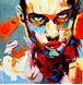 Εικόνα της Modern Art - Die Entschlossenheit g91328 80x80cm exquisites Ölgemälde