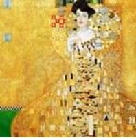 Afbeelding van Gustav Klimt - Adele Bloch Bauer I h91540 90x90cm exzellentes Ölbild handgemalt