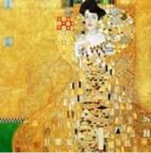 Afbeelding van Gustav Klimt - Adele Bloch Bauer I h91540 90x90cm exzellentes Ölbild handgemalt