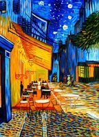 Imagen de Vincent van Gogh - Nachtcafe i91352 80x110cm exzellentes Ölgemälde handgemalt