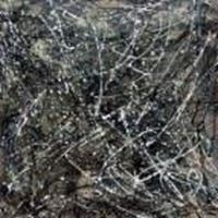 Afbeelding van Autumn Rhythm Homage of Pollock m91427 120x120cm abstraktes Ölgemälde handgemalt