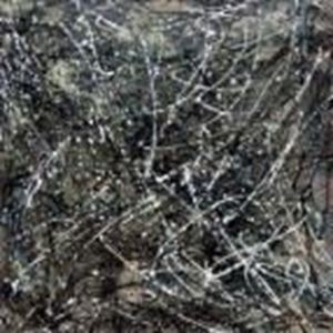 Afbeelding van Autumn Rhythm Homage of Pollock m91427 120x120cm abstraktes Ölgemälde handgemalt