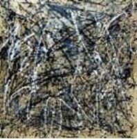 Immagine di Autumn Rhythm Homage of Pollock m91452 120x120cm abstraktes Ölgemälde handgemalt