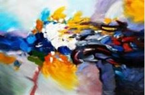 Bild von Abstrakt - Der Frühling p91509 120x180cm modernes Ölgemälde handgemalt