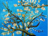 Imagen de Vincent van Gogh - Äste mit Mandelblüten a91576 30x40cm Ölbild handgemalt