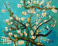 Afbeelding van Vincent van Gogh - Äste mit Mandelblüten b91591 40x50cm Ölbild handgemalt