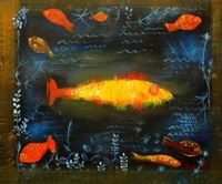 Εικόνα της Paul Klee - Der Goldfisch b91595 40x50cm handgemaltes Ölgemälde 