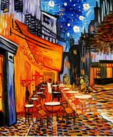 Εικόνα της Vincent van Gogh - Nachtcafe c91626 50x60cm exzellentes Ölgemälde handgemalt