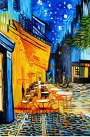 Picture of Vincent van Gogh - Nachtcafe d91729 60x90cm exzellentes Ölgemälde handgemalt