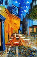 Obrazek Vincent van Gogh - Nachtcafe d91731 60x90cm exzellentes Ölgemälde handgemalt