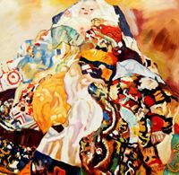 Afbeelding van Gustav Klimt - Baby e91760 60x60cm beeindruckendes Ölbild