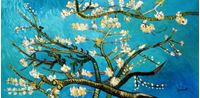Bild von Vincent van Gogh - Äste mit Mandelblüten f91794 60x120cm Ölbild handgemalt