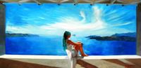 Εικόνα της Modern Art - Grenzenlose Freiheit f91795 60x120cm brilliantes Ölgemälde handgemalt