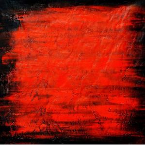 Resim Abstrakt - Black Ruby g91804 80x80cm abstraktes Ölgemälde handgemalt