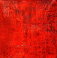 Bild von Abstract - Ruby g91816 80x80cm abstraktes Ölgemälde handgemalt