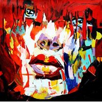 Εικόνα της Modern Art - Die Besonnenheit g91982 80x80cm großartiges Ölgemälde